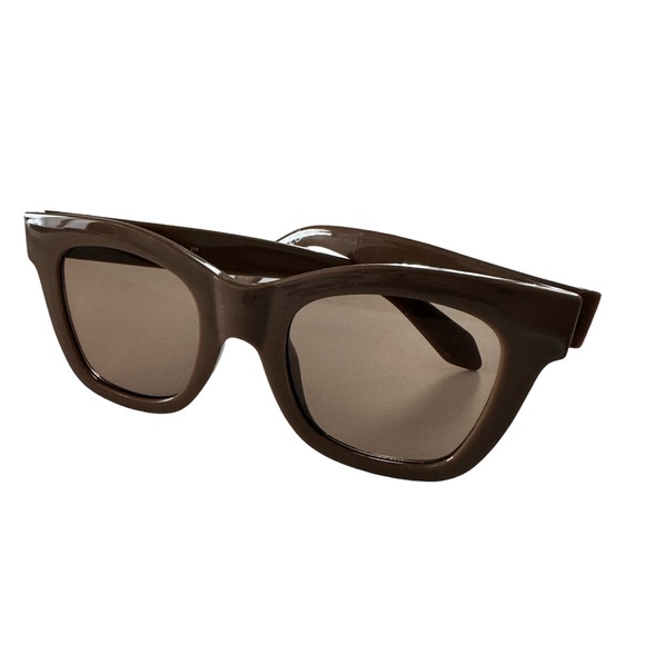 Quay Australia NWOT After Hours Chocolate Brown Sunglasses Lens Cat 2 - Picture 3 of 6